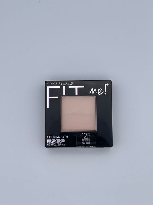 Maybelline Fit me Set + Smooth - Normal à Sec 125 Nude Beige
